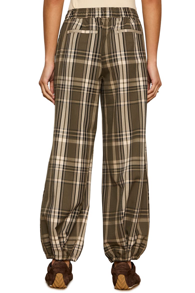 Plaid Micro Balloon Pants, Alternate, color, LINDEN PLAID