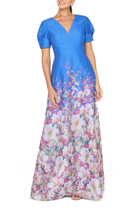 Carlotta Floral Gown