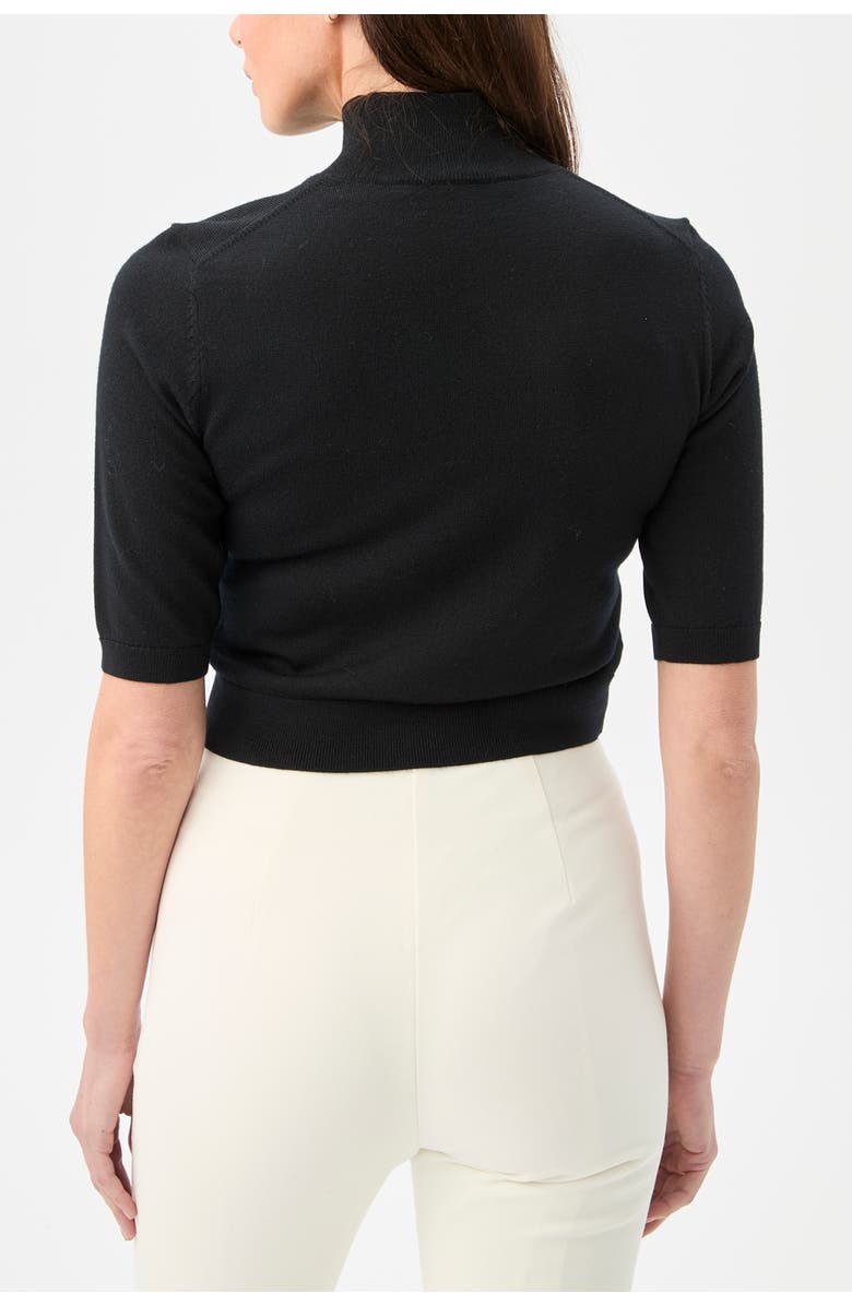 Trina Turk Mali Mock Neck, Alternate, color, Black