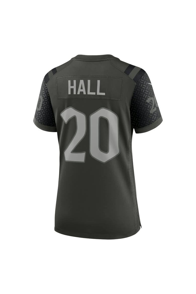 Women's Nike Breece Hall Gotham Green New York Jets 2025 Rivalries Collection Game Jersey, Alternate, color, Green