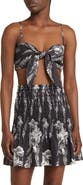 AllSaints Riah Mia Bandeau Linen Crop Camisole Top