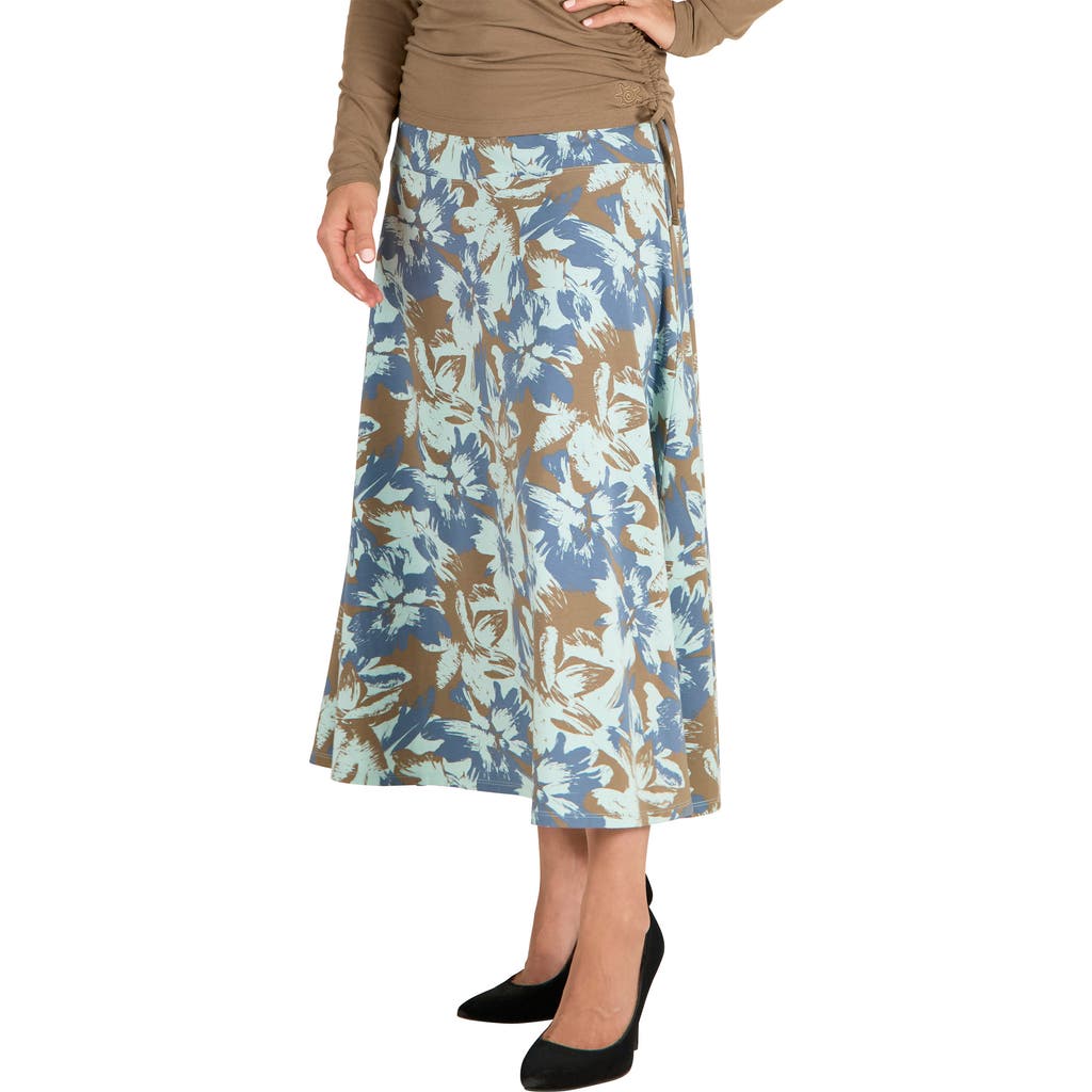 Uv Skinz A-line Upf Midi Skirt In Multi