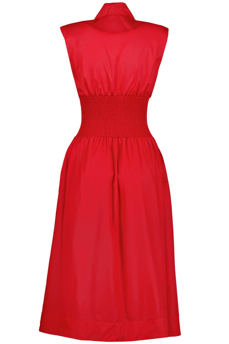 Skye Zip Front Dress, Alternate, color, Cherry