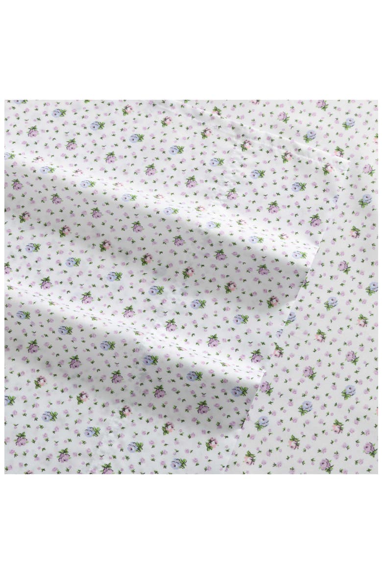 Pretty Floral Ditsy Sheet Set, Alternate, color, PURPLE