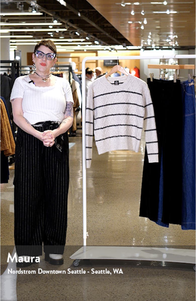 Stripe Crewneck Sweater, sales video thumbnail