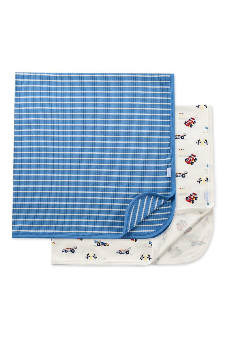 2-Pack Grand Prix Cars Receiving Blankets, Alternate, color, GRAND PRIX