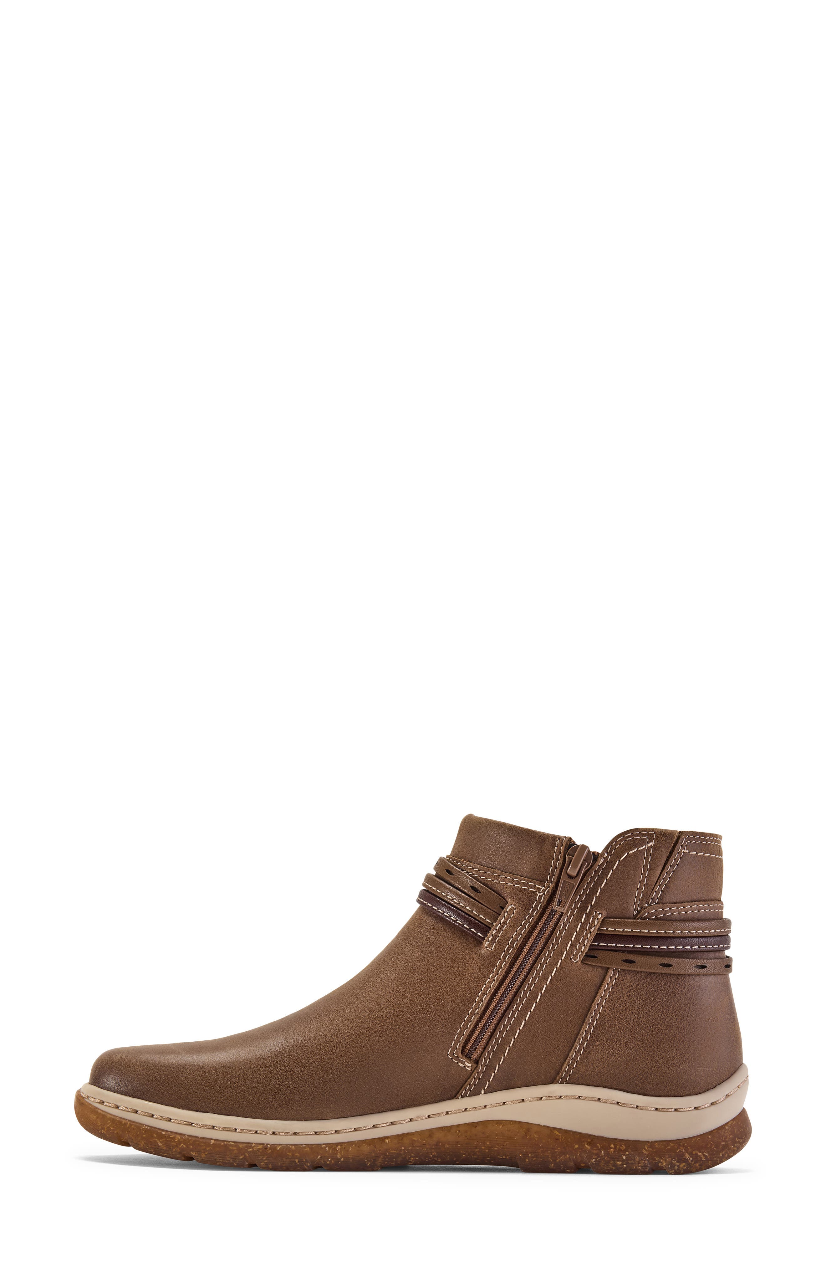 Orlene Roam Leather Bootie, Alternate, color, WALNUT LEATHER