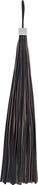 MANGO Leather Fringe Key Chain