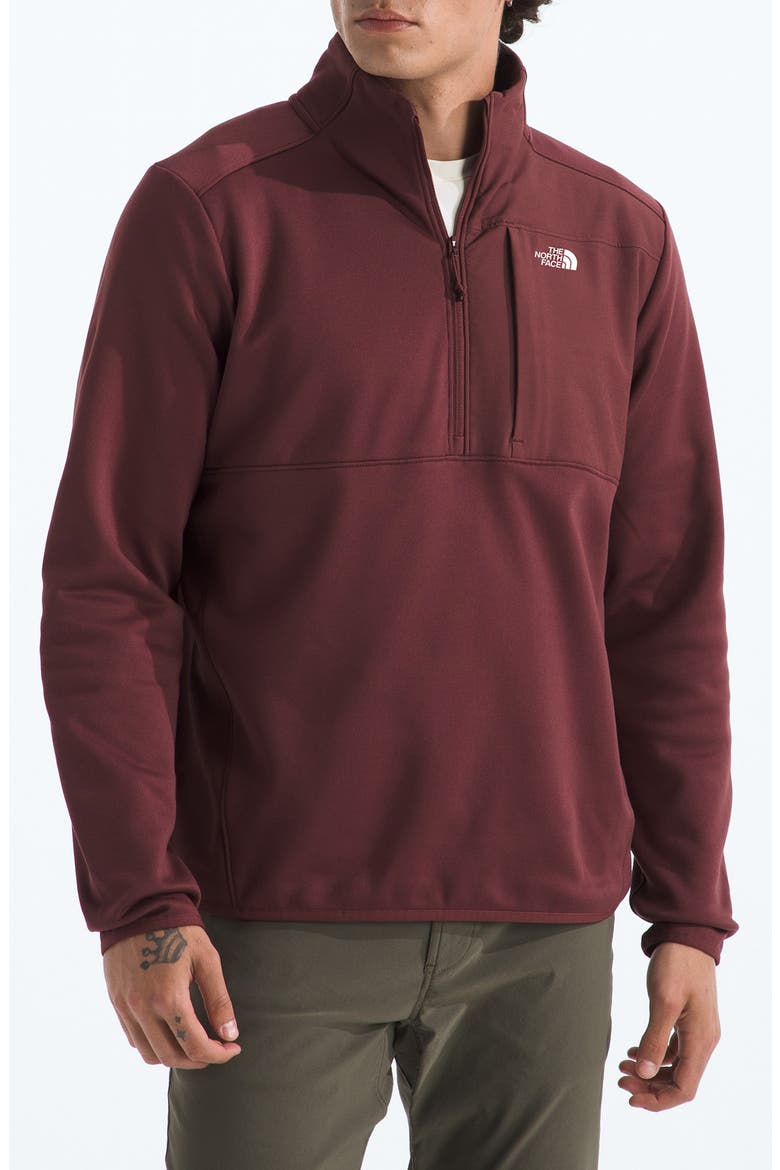 Performance Fleece Half Zip, Main, color, SUMAC