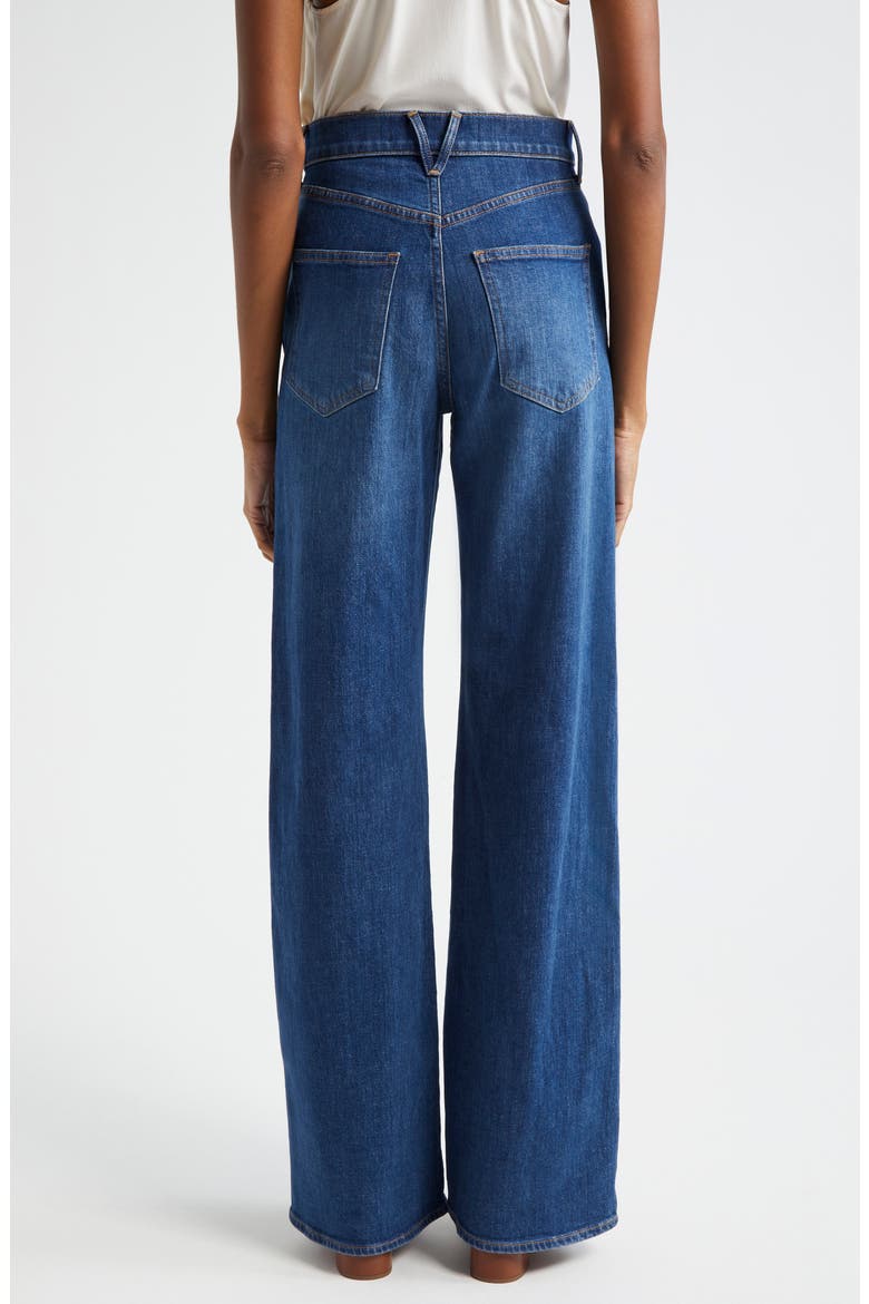 Taylor High Waist Wide Leg Jeans, Alternate, color, BRIGHT BLUE