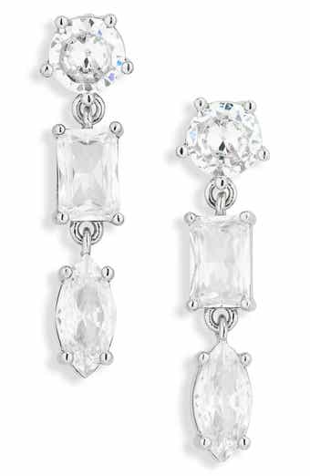 Cubic Zirconia Drop Earrings