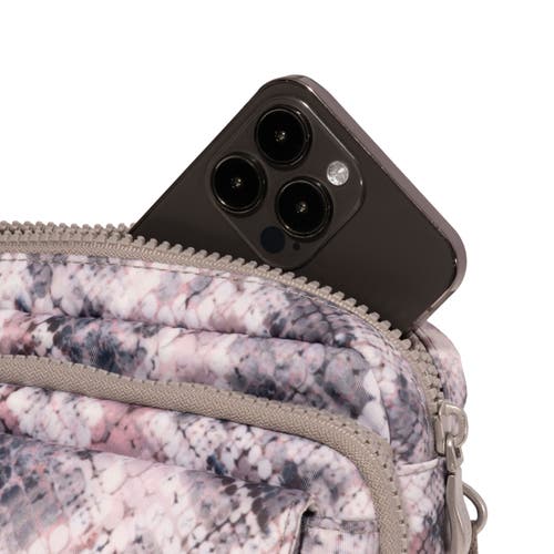 Baggallini Modern Double Zip Crossbody Bag In Boa Print