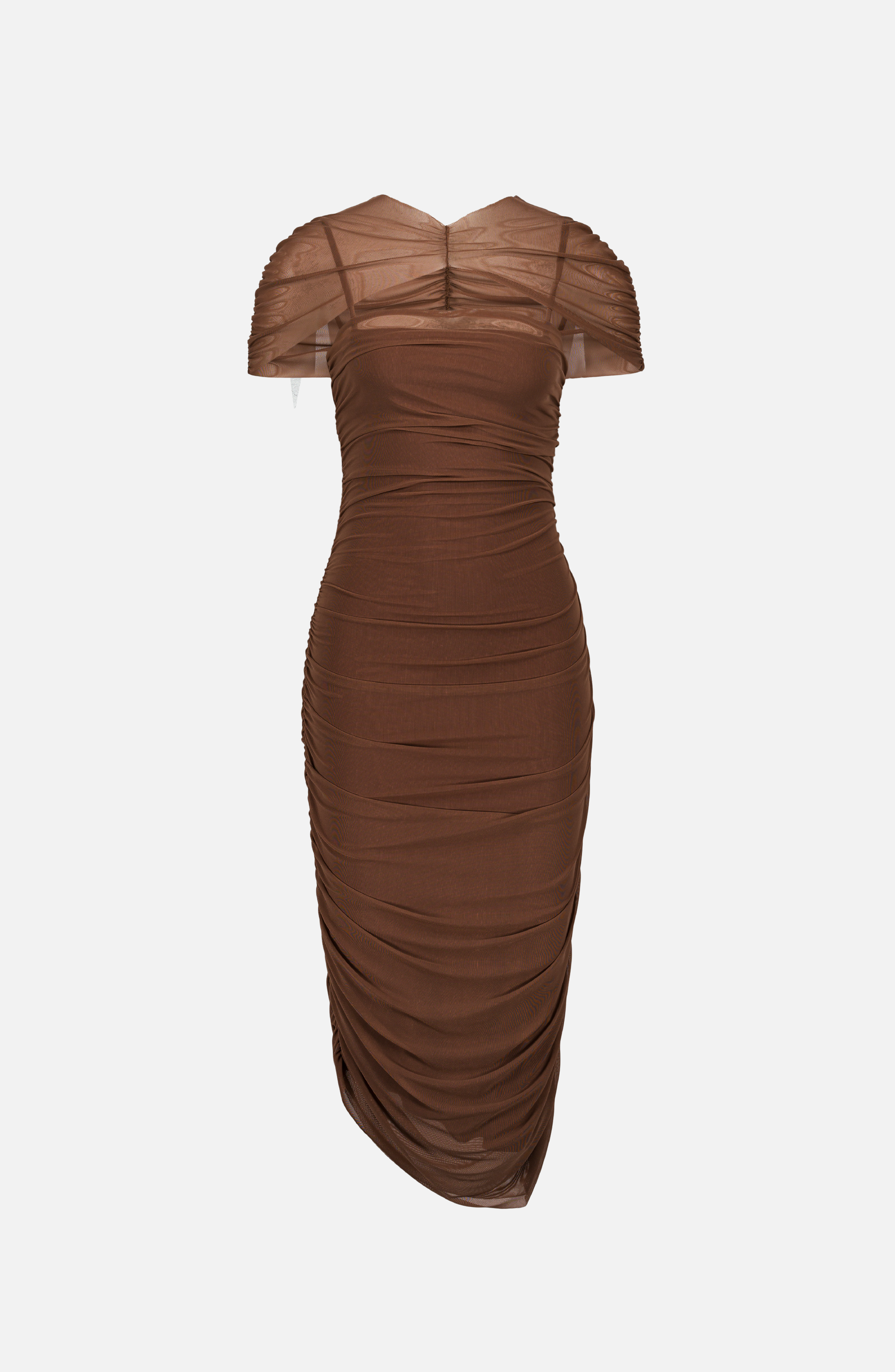 Draped Cape Dress