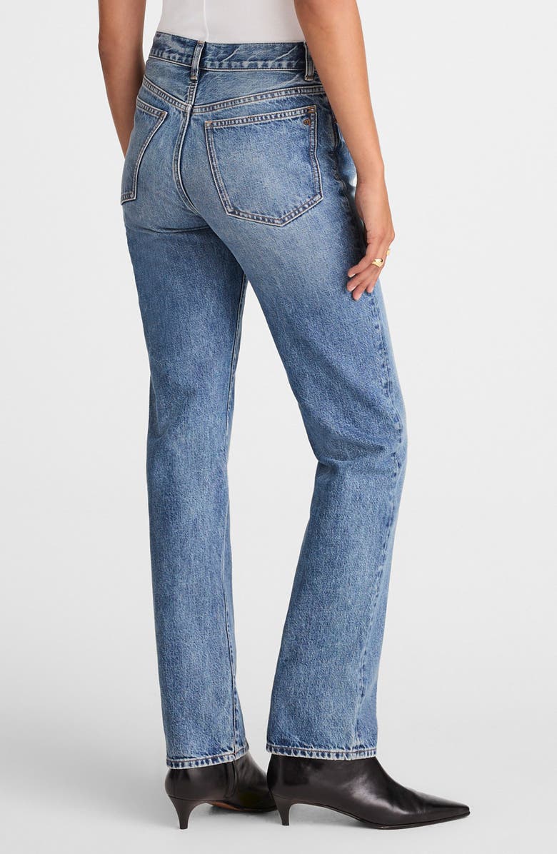 Madewell The Longline Straight Jeans, Alternate, color, Atlin Wash