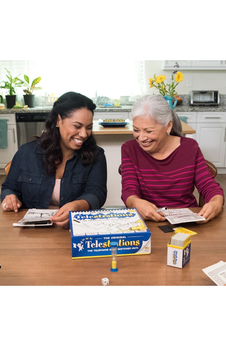 USAOPOLY Telestrations Original Family Drawing Game, Alternate, color, Multicolored