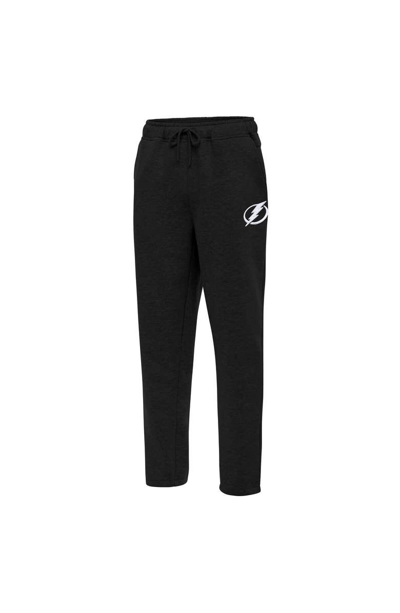 ANTIGUA Men's Antigua Black Tampa Bay Lightning Victory Sweatpants, Main, color,