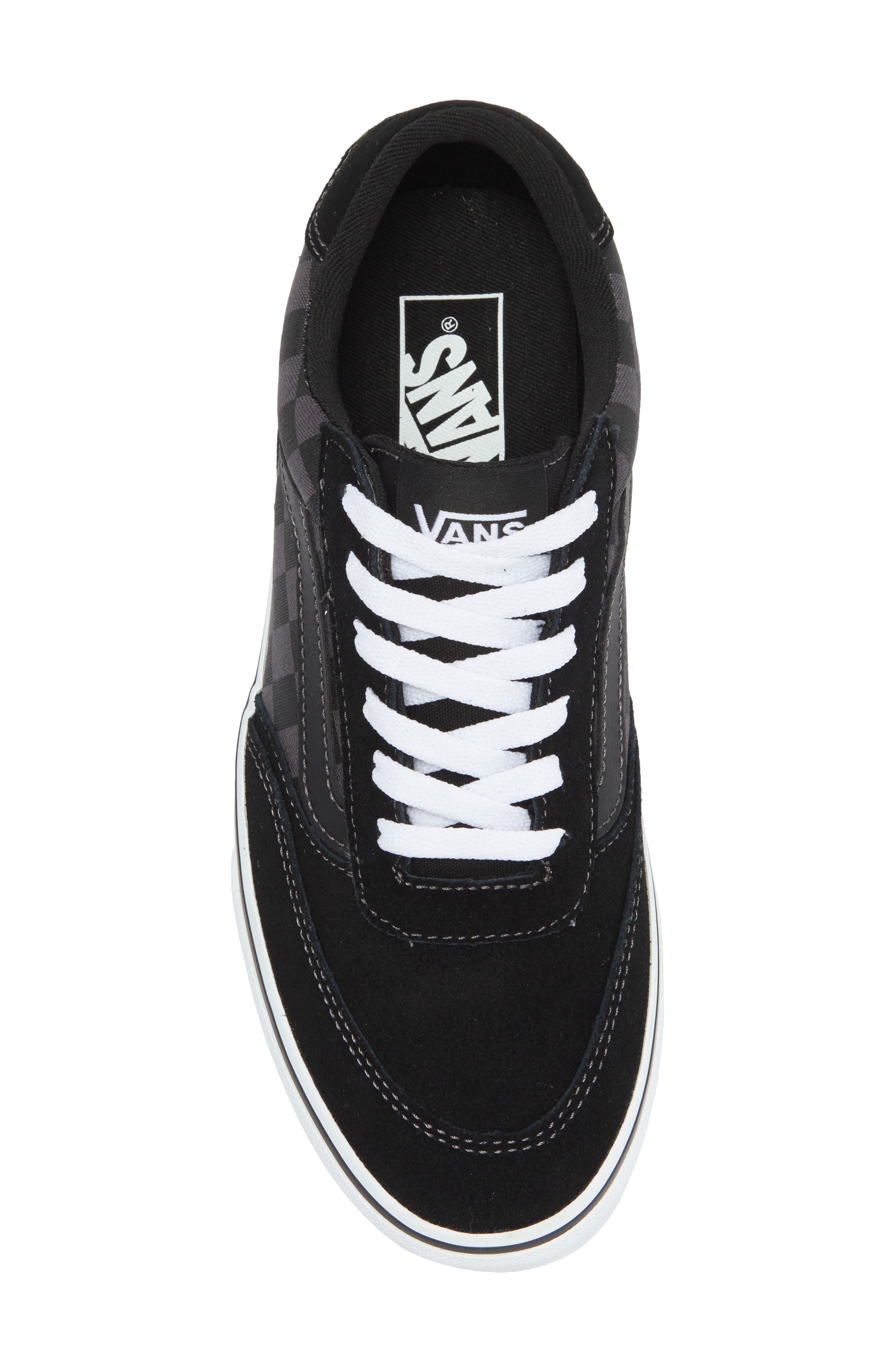 Vans Brooklyn Sneaker, Alternate, color, Checkerboard Black/Asphalt