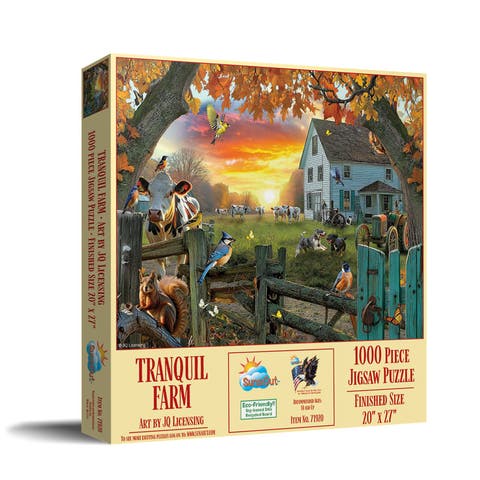 Tranquil Farm 1000 piece Jigsaw Puzzle for Adults