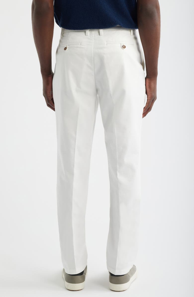 Scott Barber Classic Fit Ultimate Twill Chinos, Alternate, color, Warm White