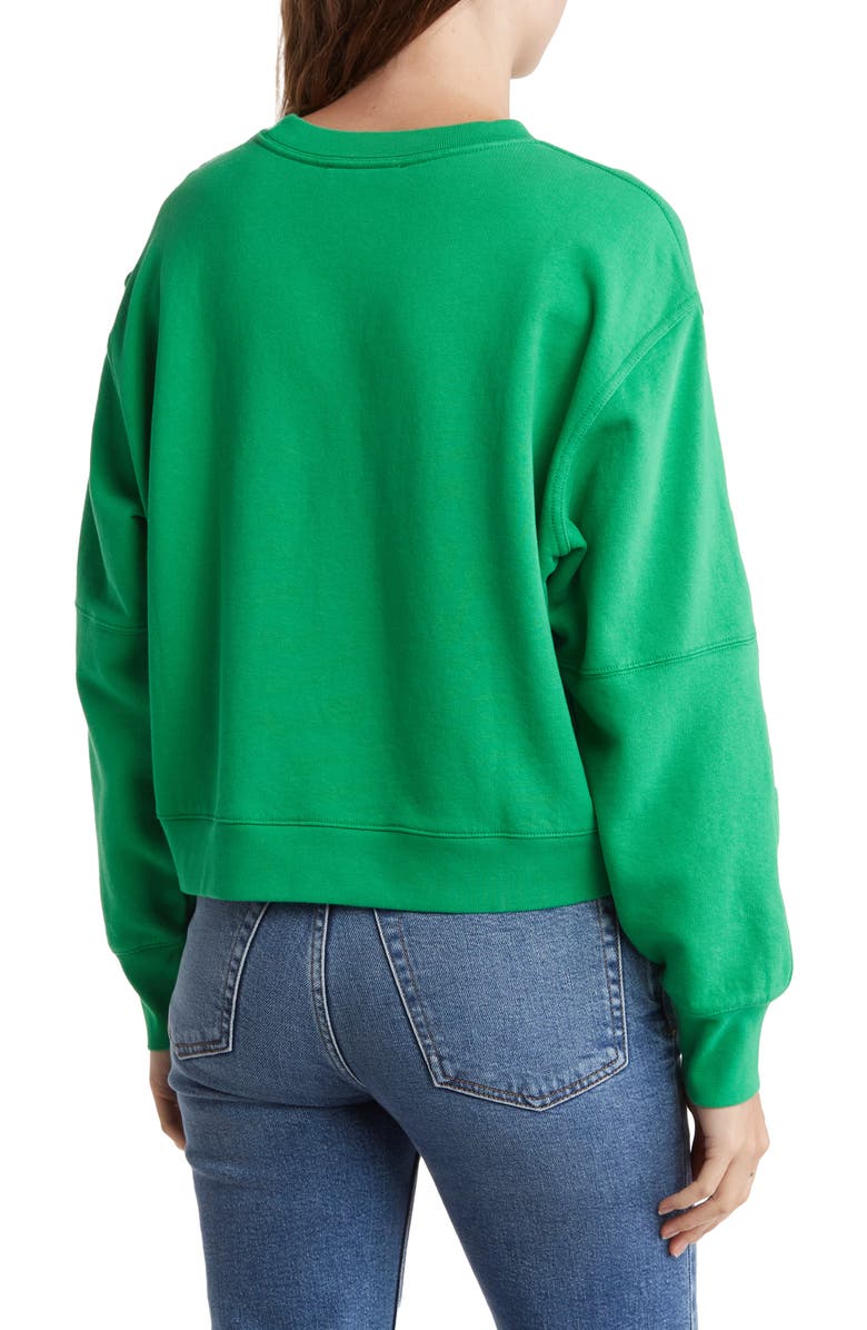 FRAME Crewneck Empathetic Athletes Sweatshirt, Alternate, color, 