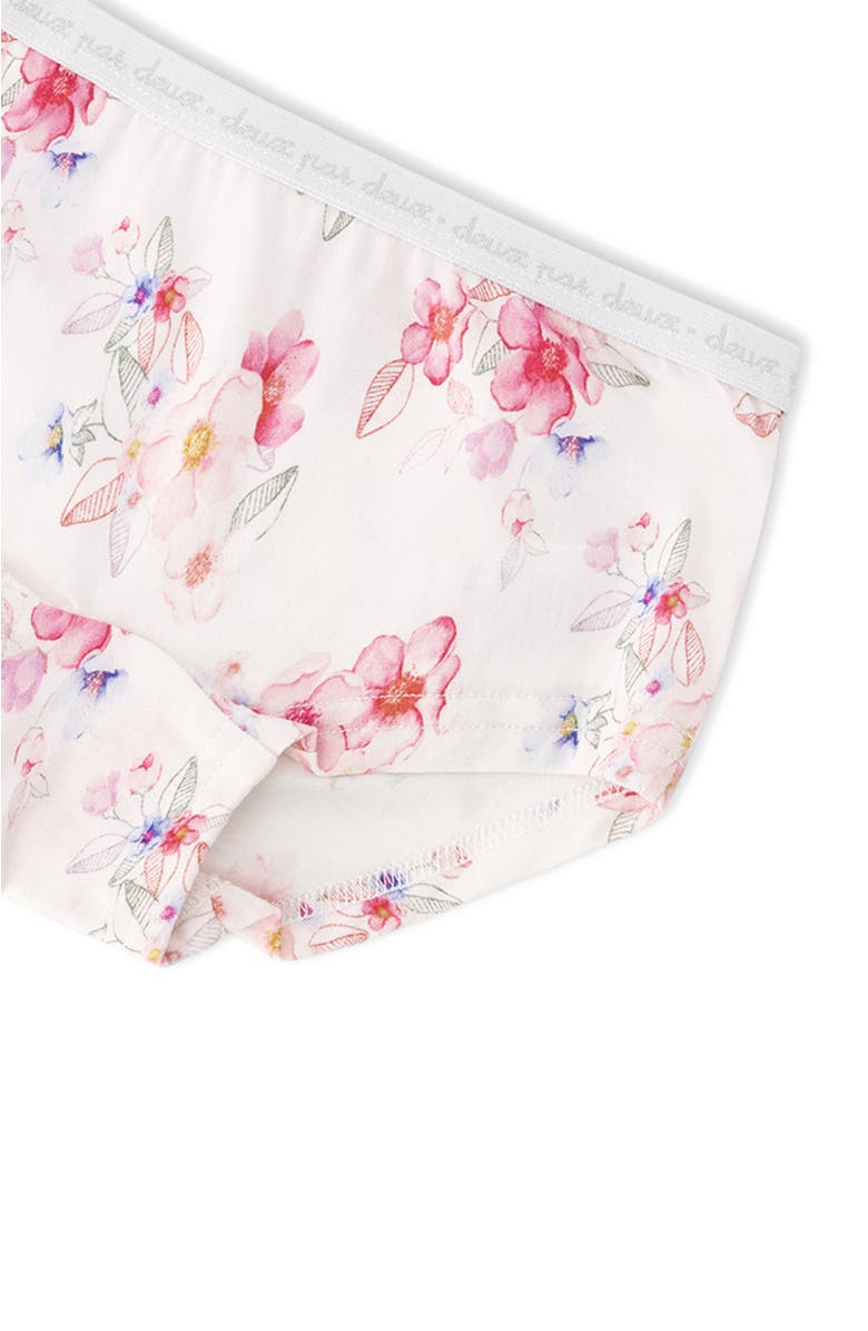 Deux par Deux Boyshort Panties (Pack Of 3) Organic Cotton, Alternate, color, Green Kitten Print