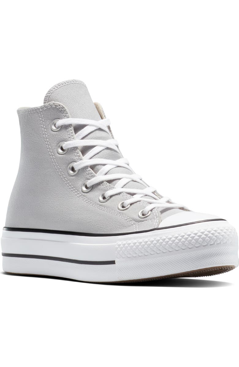 Converse Chuck Taylor<sup>®</sup> All Star<sup>®</sup> Lift High Top Platform Sneaker, Main, color, Grey Area/White/Black