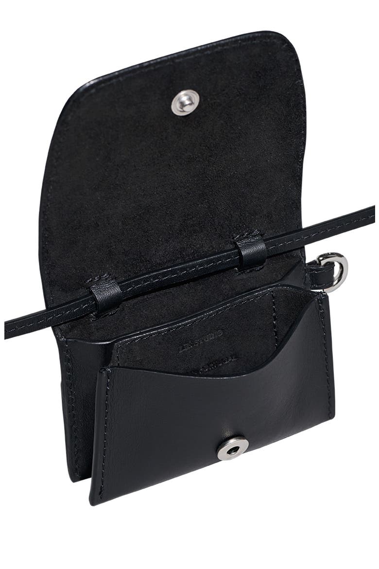 Stella Leather Wallet, Alternate, color, SOLID BLACK