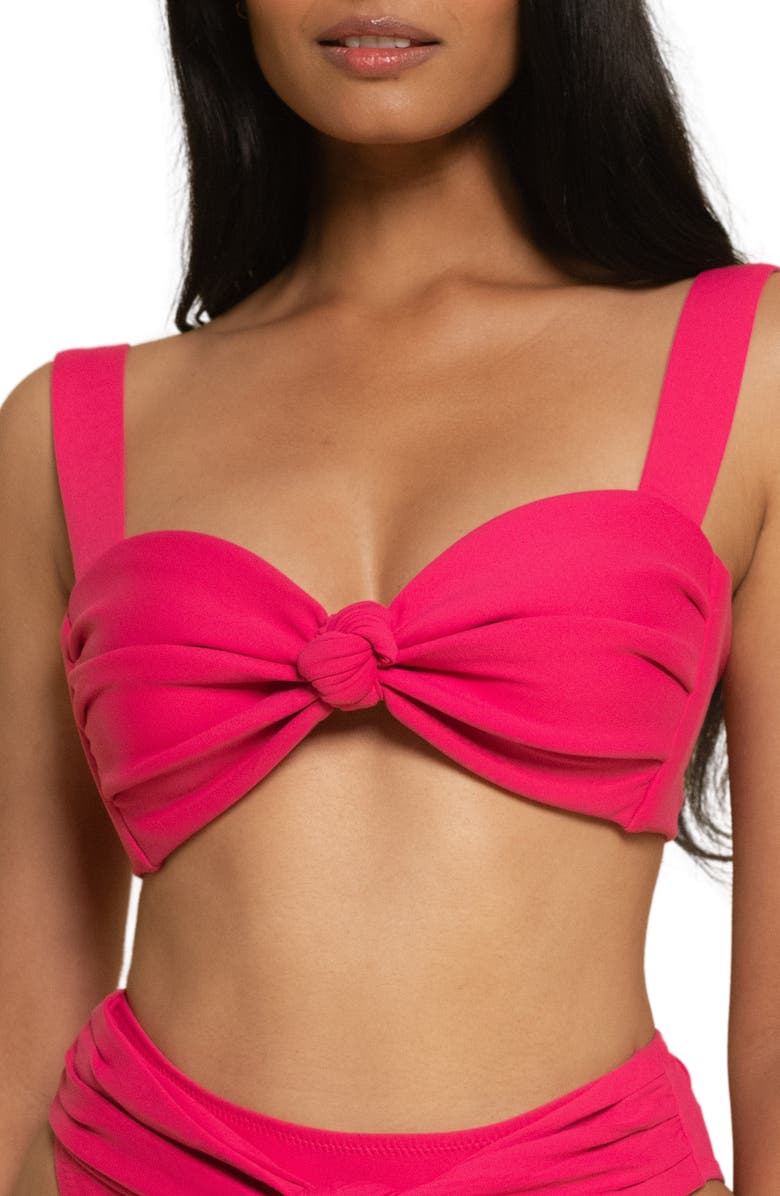 MONTCE Hayden Knotted Bikini Top, Main, color, 