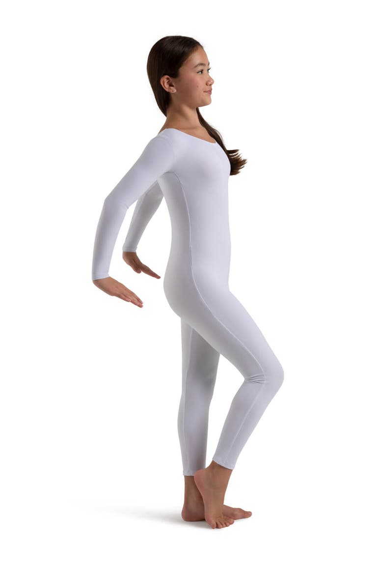 Long Sleeve Unitard, Alternate, color, White