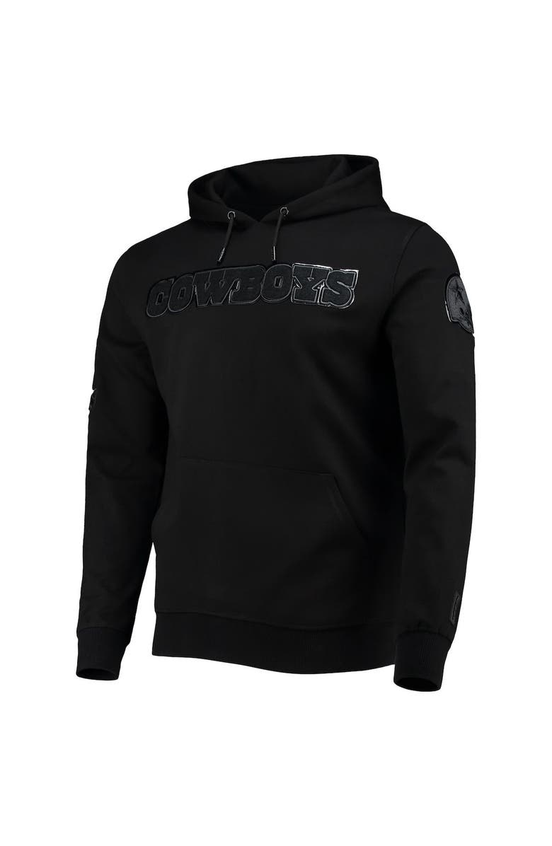 PRO STANDARD Men's Pro Standard Black Dallas Cowboys Team Logo Pullover Hoodie, Alternate, color,