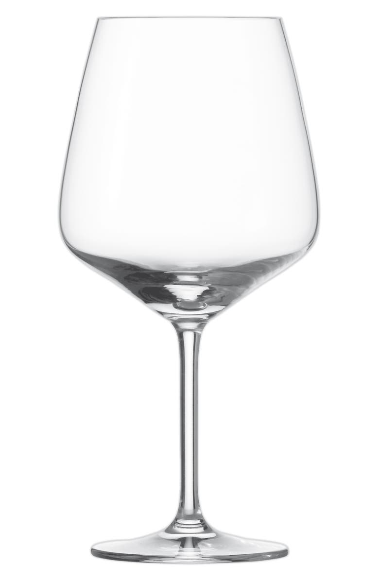 Fortessa Set of 4 Tulip Burgundy Wine Glasses, Alternate, color,