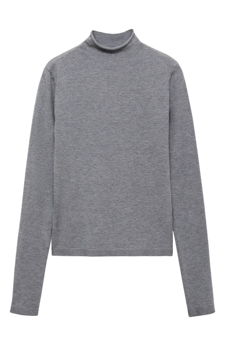 MANGO Funnel Neck Sweater, Alternate, color, 