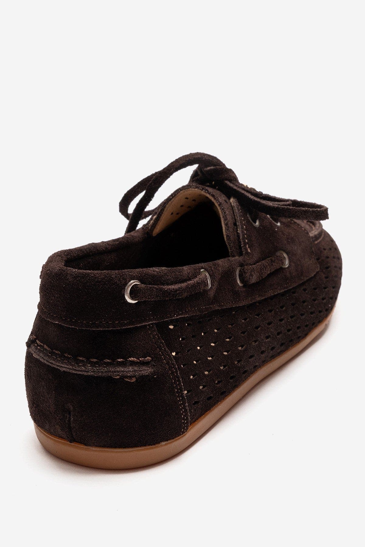 Forever & Always Shoes Stevo Leather Lace Up Loafer, Alternate, color, Brown Suede