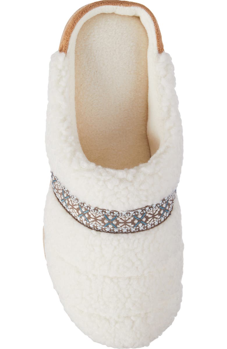 ISOTONER Clara Faux Shearling Slipper, Alternate, color, White