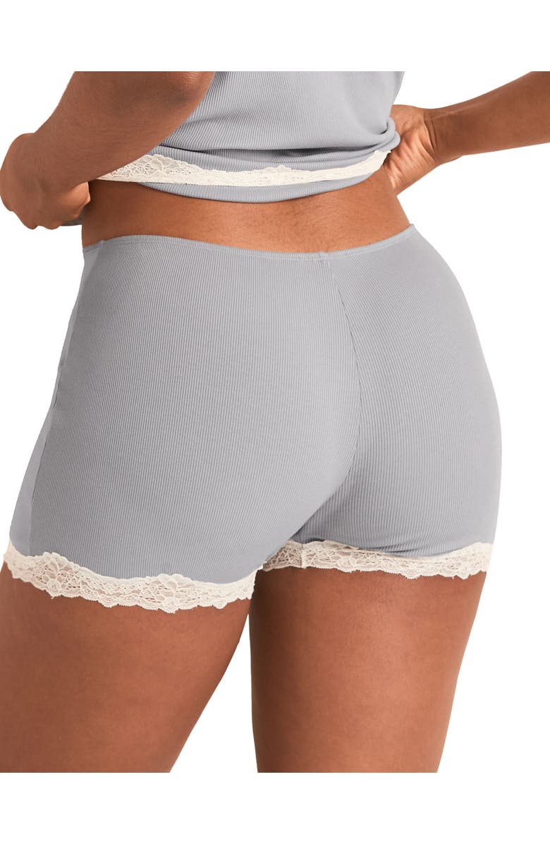 Adore Me Rib Knit Biker Short, Alternate, color, 