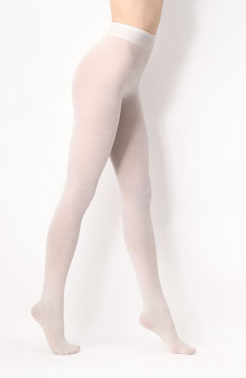 Oroblu Nives Wool Blend Tights In White