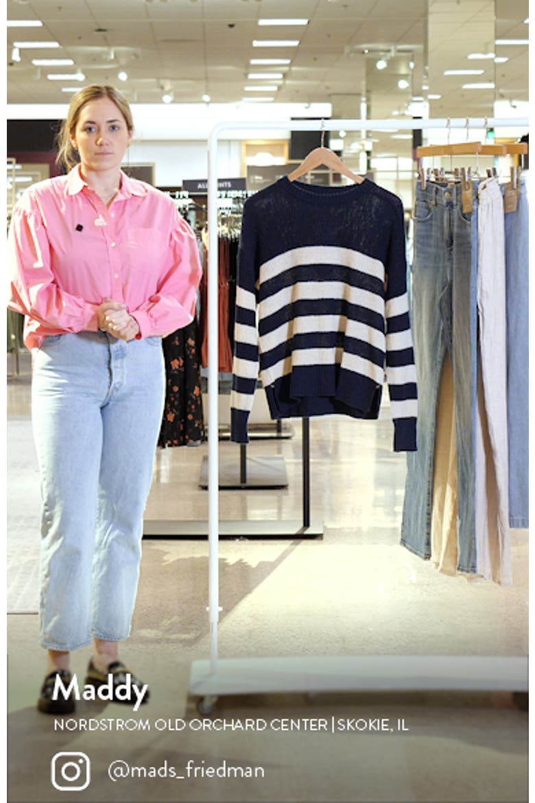 Miramar Stripe Linen & Organic Cotton Sweater video
