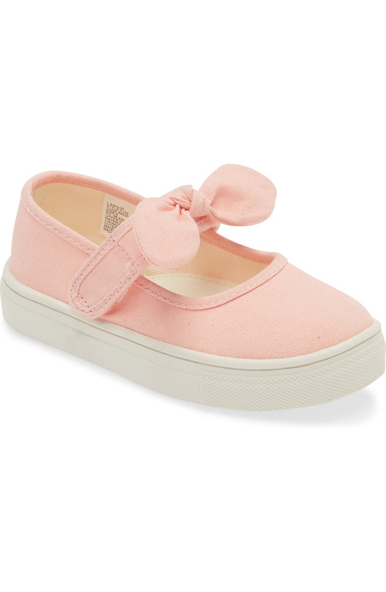 L'AMOUR Kids' Zoe Bow Mary Jane Flat, Main, color,