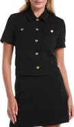 Laundry by Shelli Segal Short Sleeve Button Up Jacket