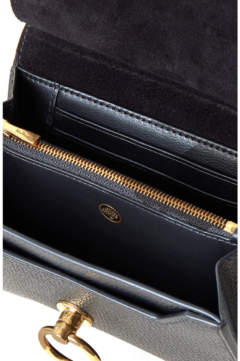 Medium Amberley Classic Grain Leather Wallet, Alternate, color, BLACK