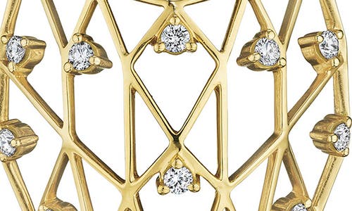 Hueb Estelar Diamond Drop Earrings In Yellow Gold/diamond