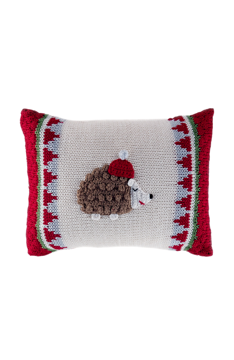 Melange Collection Hedgehog Mini Pillow, Main, color, 