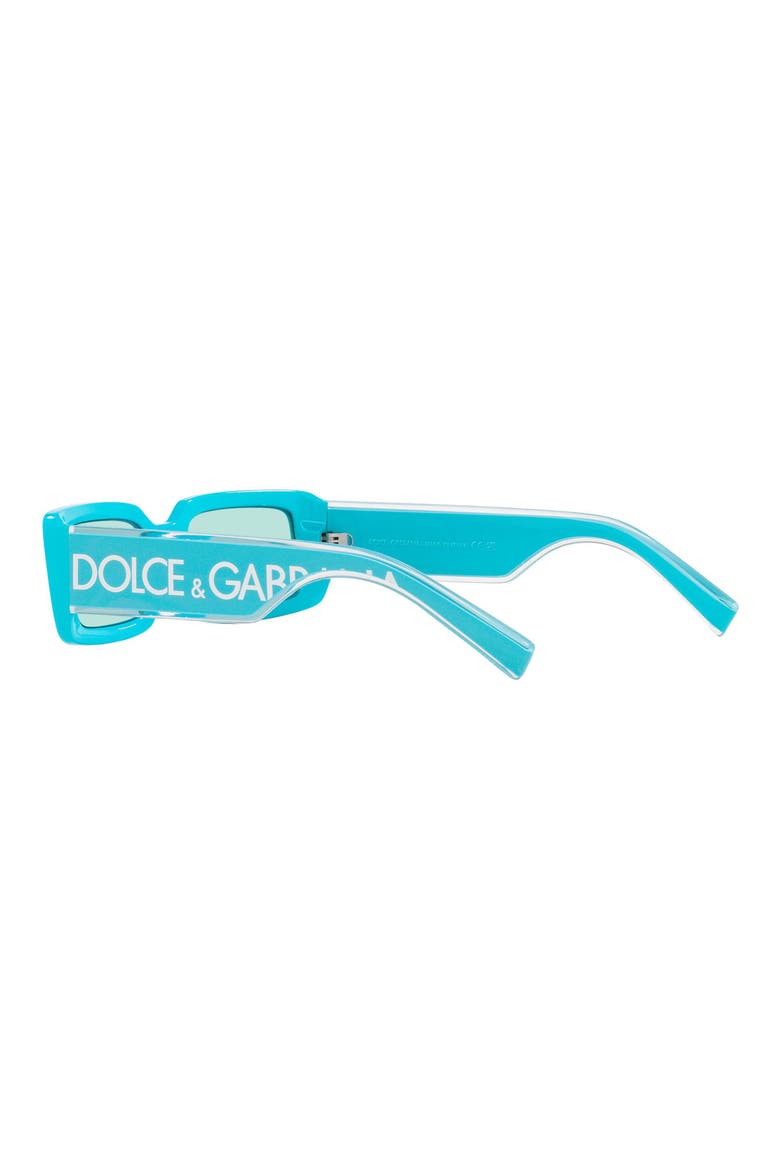 53mm Rectangular Sunglasses, Alternate, color, AZURE