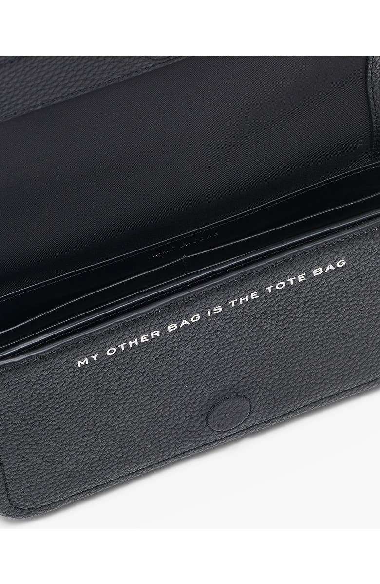 Marc Jacobs The Mini Leather Crossbody Bag, Alternate, color, Black Multi