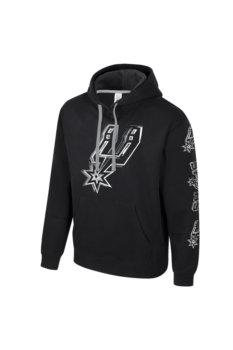 Unisex Stadium Essentials Black San Antonio Spurs Elementized Pullover Hoodie, Alternate, color, Black