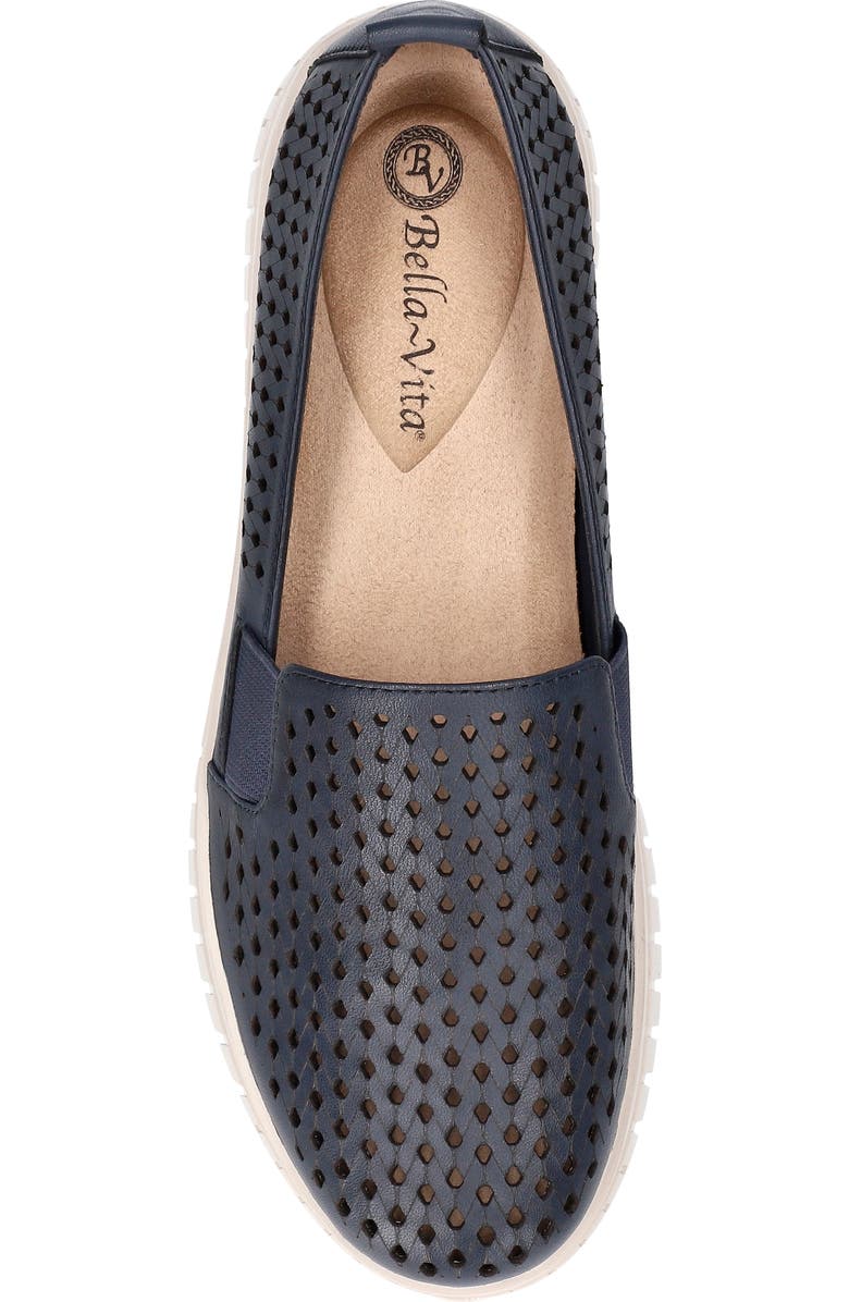 Bella Vita Helm Sneaker, Alternate, color, Navy Leather