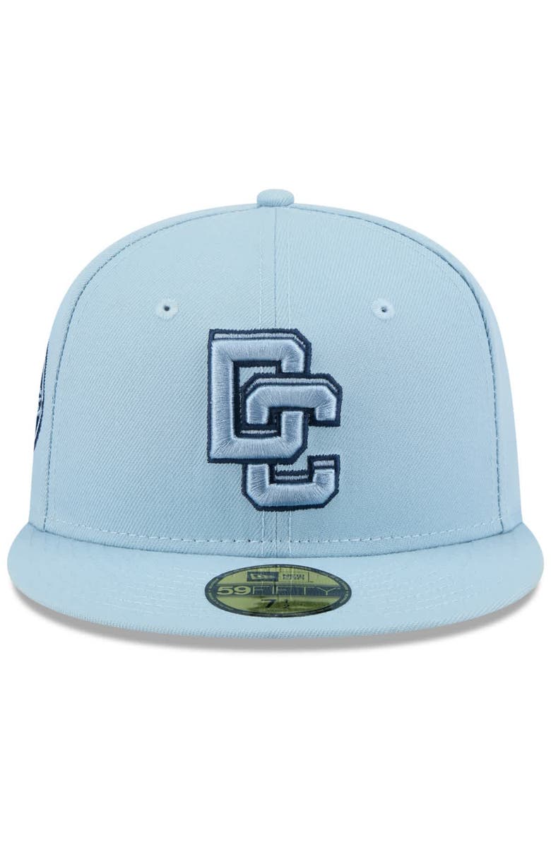 New Era Men's New Era Light Blue Washington Nationals 2025 City Connect Fan Pack 59FIFTY Fitted Hat, Alternate, color, Light Blue