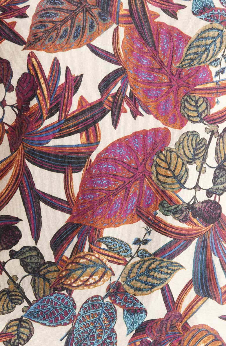 Tahari ASL Cowl Neck Matte Satin Top, Alternate, color, Wild Berry Tropical