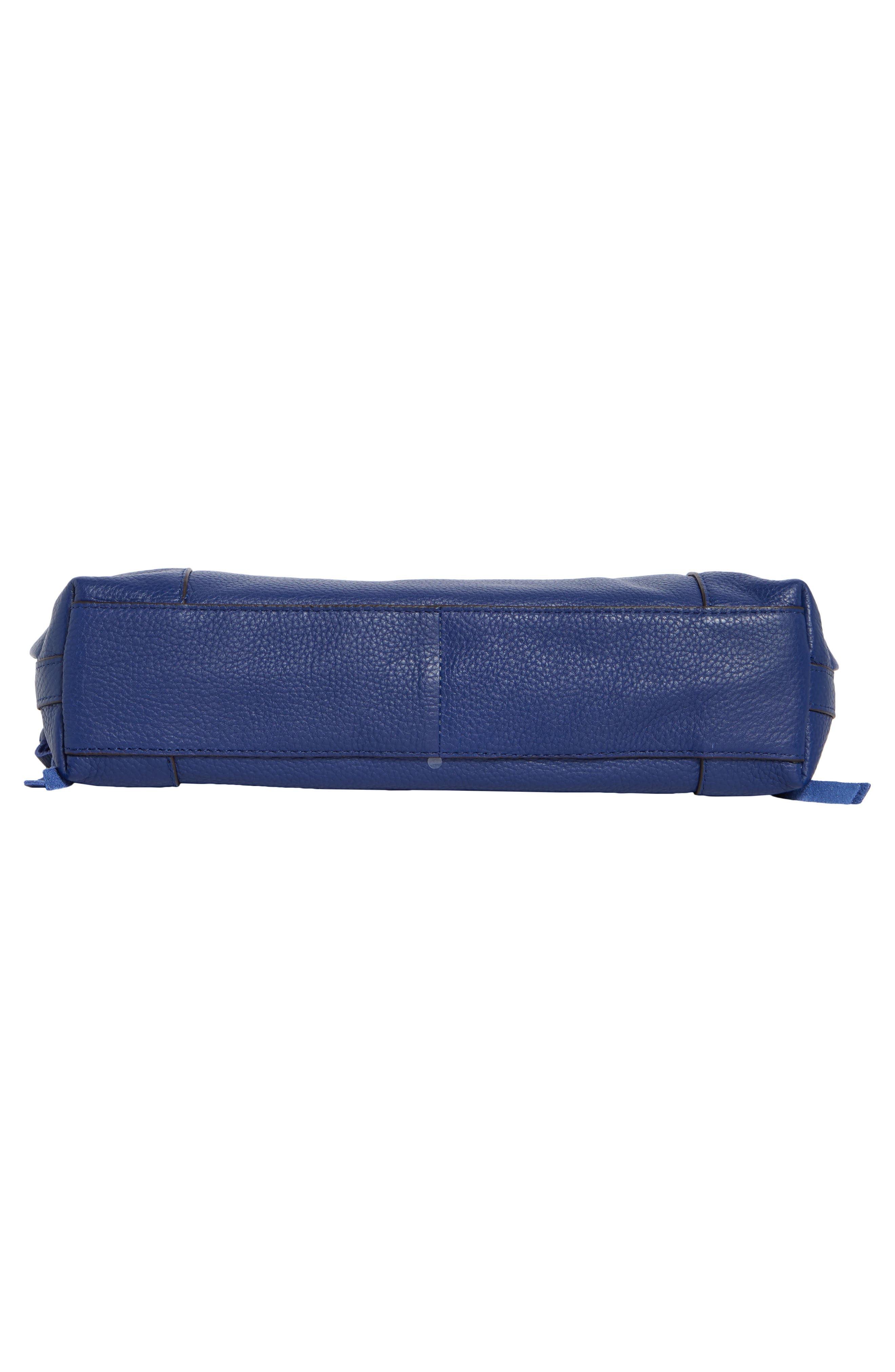 AIMEE Laila Convertible Leather Shoulder Bag, Alternate, color, Midnight Blue
