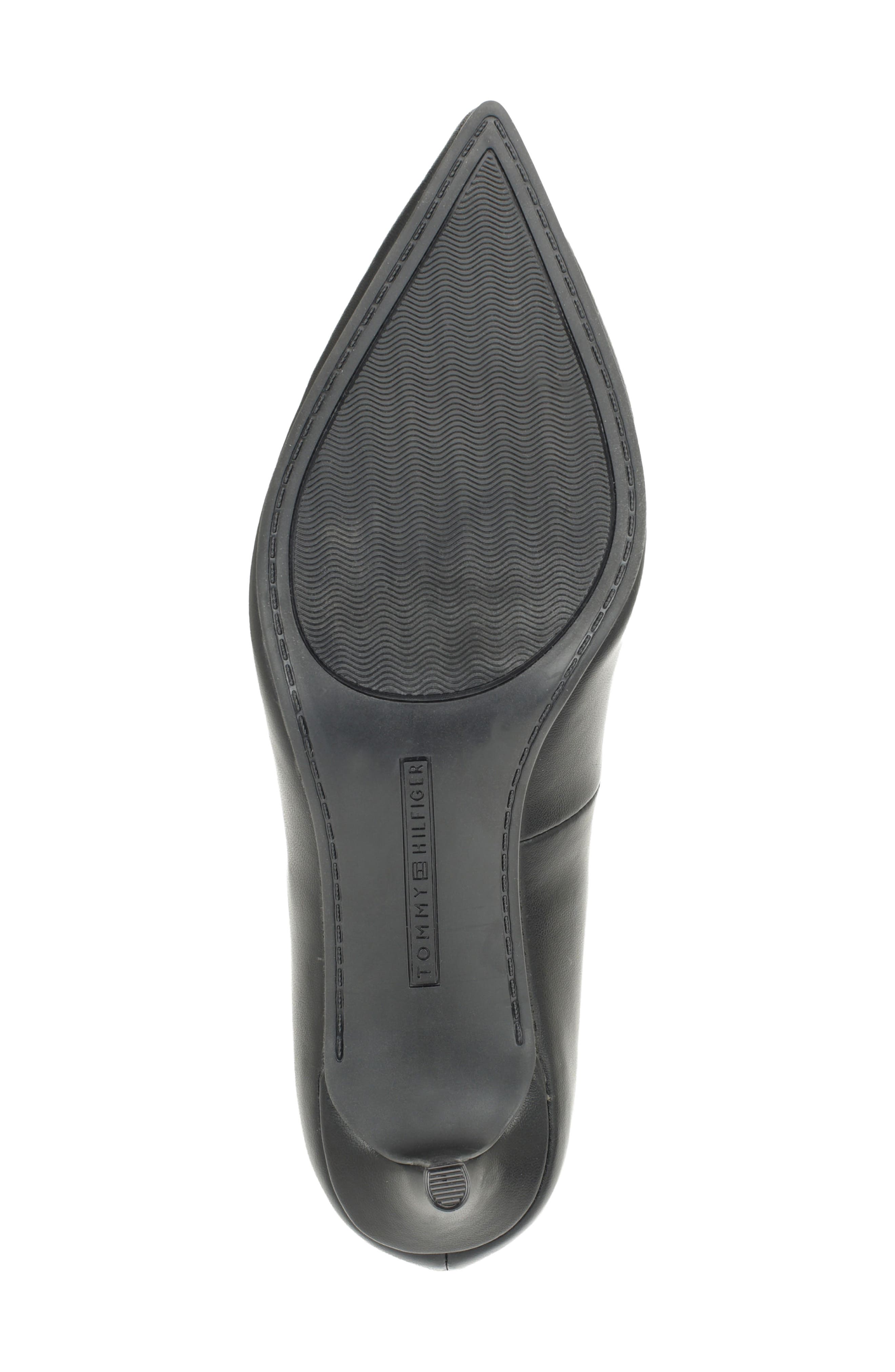 Motley Faux Leather Pump, Alternate, color, BLACK